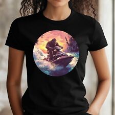 Frauen T-Shirt Bigfoot auf