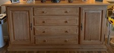 Echt-Holz-Sideboard massiv Pinie