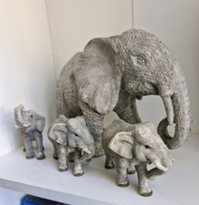 ELEFANTEN FAMILIE GIPS