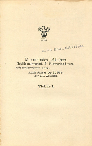Murmelndes lüftchen adolf - lüftchen,,