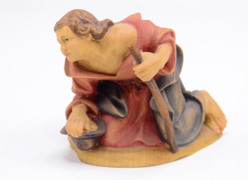 Krippenfigur hirte auf - auf, hut