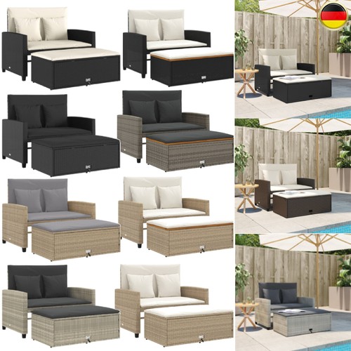 Gartensofa sitzer mit kissen - gartensofa, 2-sitzer