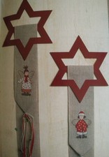 Stickvorlage, Kreuzstich  aus Handarbeitsheft A5,  "   2 Engel  " 