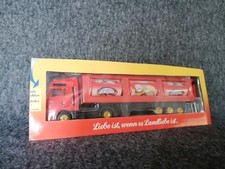 Landliebe mini Werbetruck, MAN TG SZ Maschine mit Slot 1:87 in halber OVP