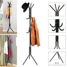 GARDEROBENSTÄNDER KLEIDERSTÄNDER KLEIDERSTANGE STANDGARDEROBE SCHWARZ