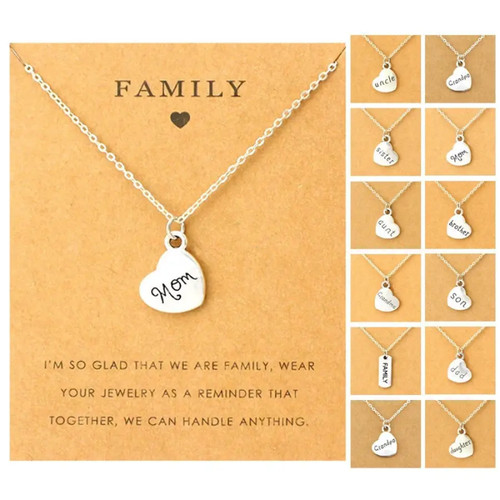 Familien halskette kette - familien, halskette-kette
