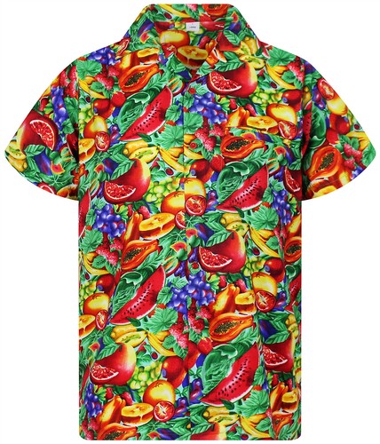 Funky hawaiihemd tutti frutti - funky,