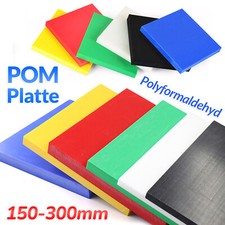 POM C Zuschnitt POM Platte Dicke 8mm-50mm Kunststoffplatte Platten 200/250/300mm