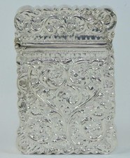 Streichholz Zündholz Dose Schachtel in 800 er Silber antik