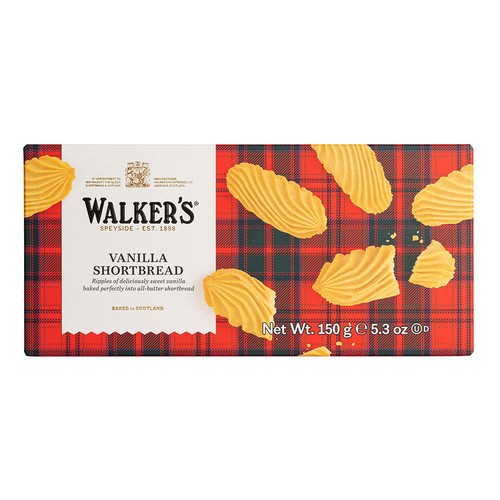 Walkers shortbread vanille - shortbread,