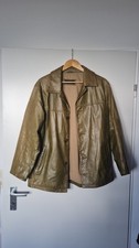 Strellson Lederjacke Gr. 50 grün