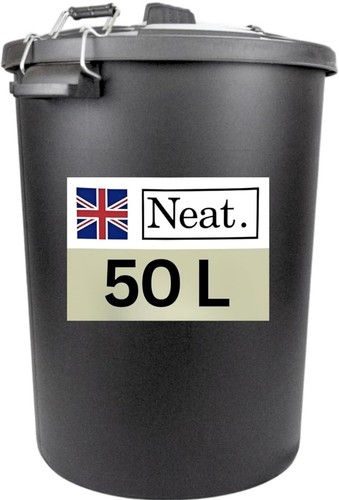 50l kunststoff schwarz - 50l,