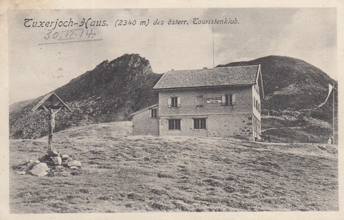 Postkarte tuxerjoch haus - 7/postkarte,