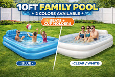 10FT Inflatable Family Pool w/