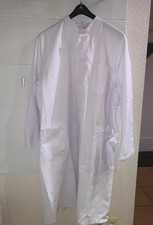 Arztkittel Laborkittel Unisex Weiß Gr. 44/50 Berufskleidung Medizin Praxis