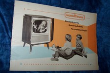 NORDMENDE 1958 katalog TV