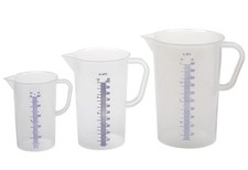 Messbecher 0,5l transparent