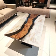 Epoxid-Tischplatte auf