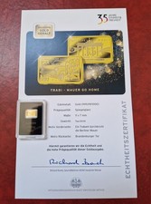 Goldbarren 35 Jahre Fall der