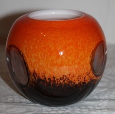 schöne Designer Glas Vase / Kugelvase - Dreamlight