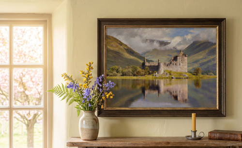 Kilchurn castle druck - kilchurn,
