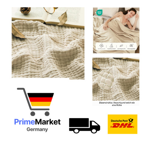 Musselin decke 127x177 - decke, cm