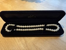 Schöffel Akoya Perlenkette, ca. 40 cm Lang 