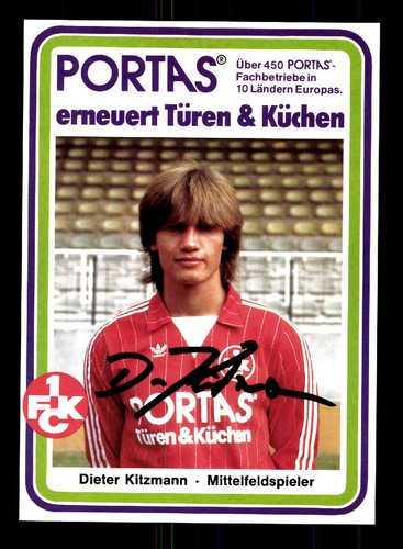 Dieter kitzmann autogrammkarte - dieter,