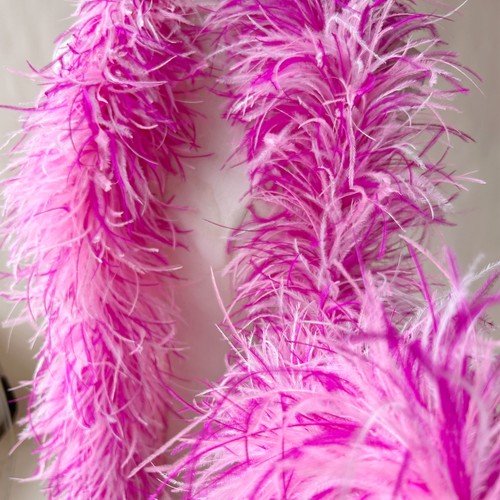 Lagige pfauenfeder boa aus - pfauenfeder,