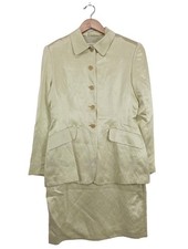 PUBLIC Strick Twin Set Damen Twin Set Gr. DE 38 creme Casual-Look