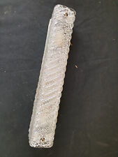 Vintage Kalmar? Franken?  Wandleuchte Bad Wave Eisglas Ice Glass - Lampe