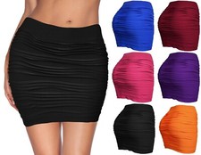 Womens Mini Stretch Skirt