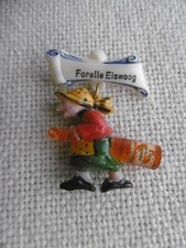 Hutnadeln - Anstecker  alt  Plastik  Forelle  Eiswoog  ( ges. geschützt )  Hexe