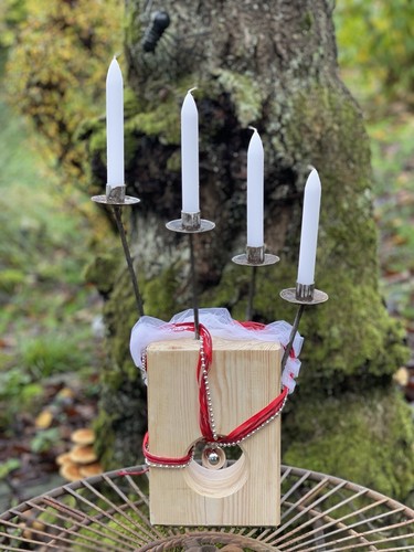 Adventskranz gesteck holz - adventskranz*, holz*