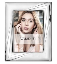 Valent Bilderrahmen Silber Breitband Rückseite Holz Foto 13 x 18