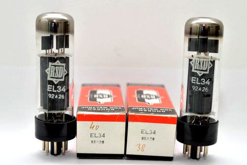 Pair rsd el34 6ca7 - rsd, audio