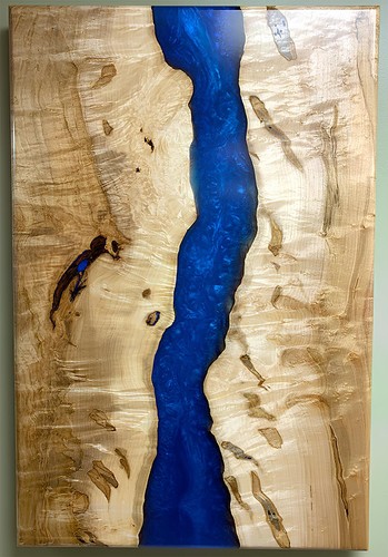 Esstisch river table massiv - table,