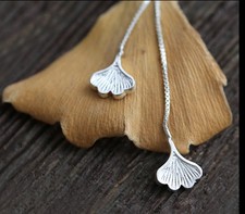 Ginkgo 925 Silber Ohrhänger