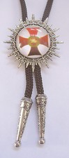 Bolotie Halskette Templerkreuz Templer Necklace Templar  Krawatte