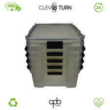 Iris Ohyama Luftdichte Kunststoff Aufbewahrungsboxen mit Deckel