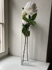 Glas Deko Blumen Vase