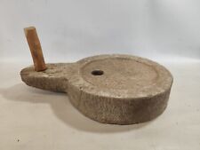 Uralt Mühlstein Granit alte Mühle Quellstein Vogeltränke Teich Zulauf Müller