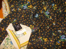 Riesiges Seidentuch v. ESCADA Margaretha Ley,handrolliert,100 % Seide,140x133 cm