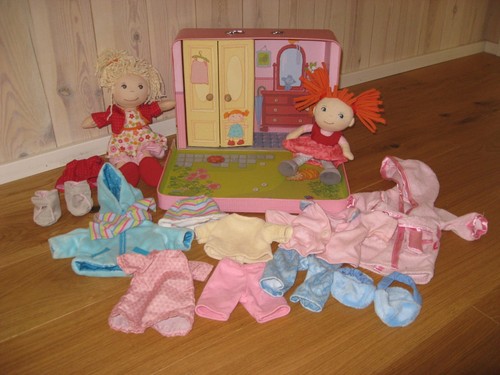 Haba puppe mit - puppe,