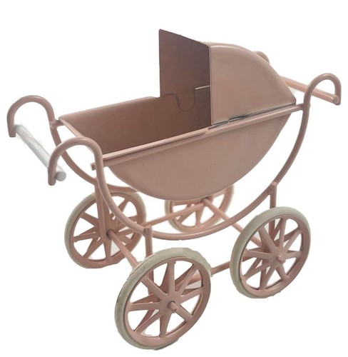 Puppenhaus rosa babywagen - rosa,