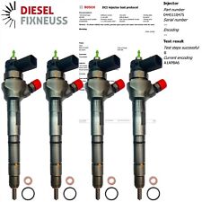 4x 0445110475 04L130277AK Bosch Injektor Audi Seat Skoda Octavia VW Golf 2.0 TDI