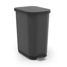 ROTHO Abfalleimer 40L ORBE Treteimer Abfallbehälter Mülleimer mit Softclose Bin