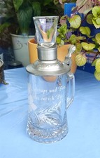 Bierkrug mit Schnapsglas &