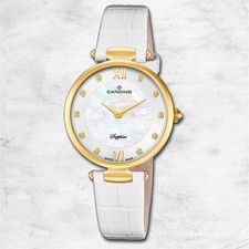 Candino Damenuhr Leder weiß