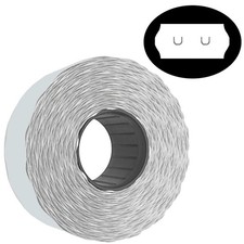 PE147=  1 Rolle a 1.500 Preisetiketten 26x12 weiß Sato Samark Preisauszeichner